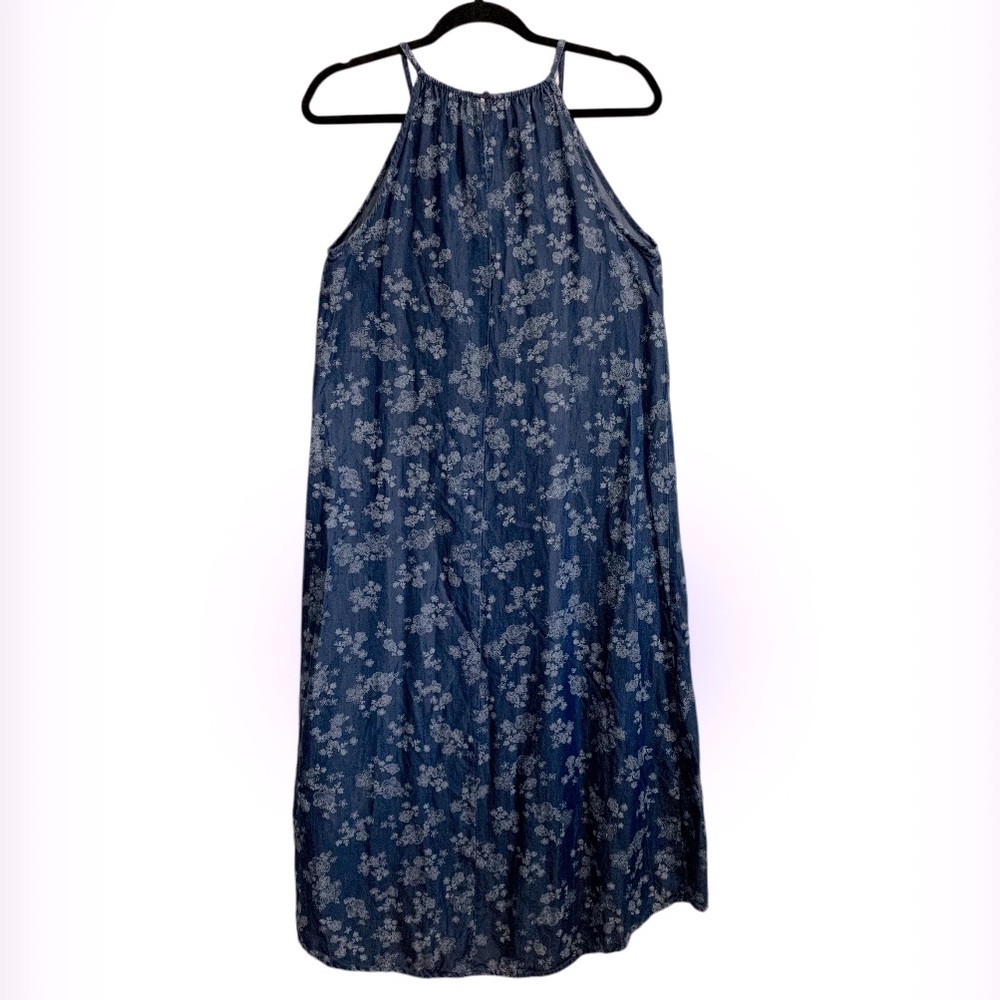 Keren Hart Floral Print Sleeveless Midi Dress